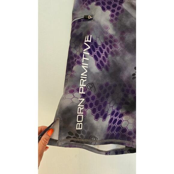 Born Primative Mens Swimwear Swim Board Shorts, Sz 32, 18 inch, - Picture 3 of 5